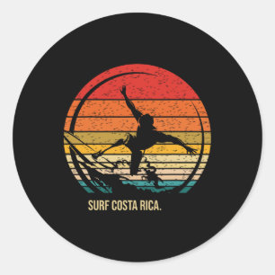 Adesivo Surfe Vintage Costa Rica Surfista Retro Surfe