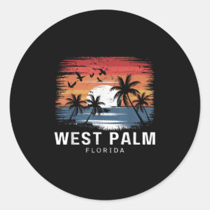 Adesivo Surfer de Navegação na Flórida de Palm, West Palm 