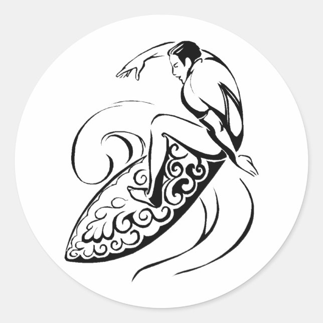 Adesivo Surfer Dude (Frente)