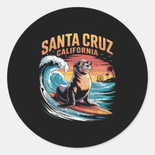 Adesivo Surfer Surfing 70 e 80 Papais noeis Cruz Californi