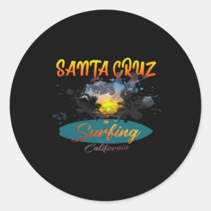 Adesivo Surfing Califórnia Santa Cruz