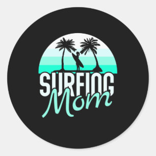 Adesivo Surfing Mãe