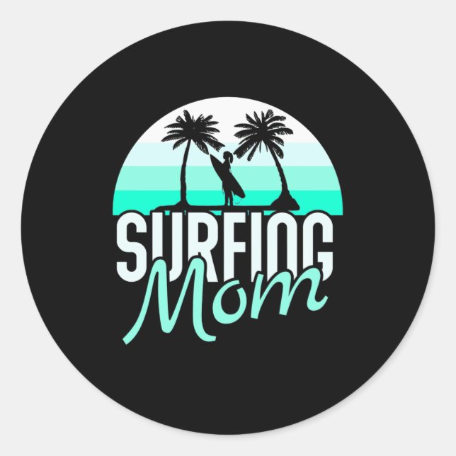 Adesivo Surfing Mãe (Frente)