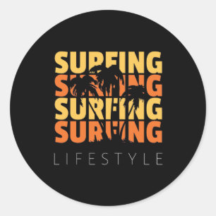 Adesivo Surfing no estilo de vida