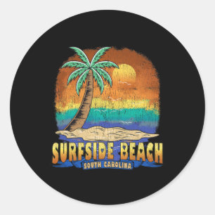 Adesivo Surfside Beach South Carolina Vintage - Vintage -