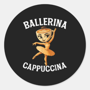 Adesivo Surreal italiano Brainrot Memória Ballerina Cappuc