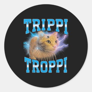 Adesivo Surreal italiano Brainrot Memória Trippi Troppi Ca