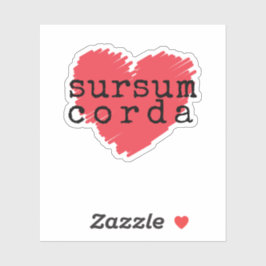 Adesivo Sursum Corda - Latim-Sticker