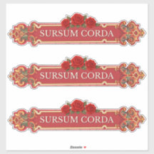 Sursum Corda Vintage Rosa Católica