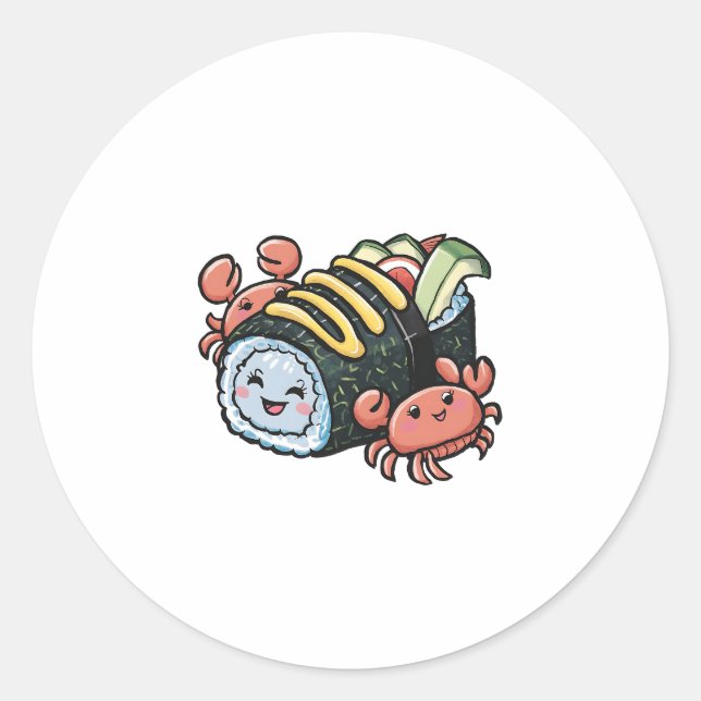 Adesivo Sushi Buddies (Frente)