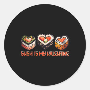 Adesivo Sushi É A Minha Namorados Escova De Coração Bestia