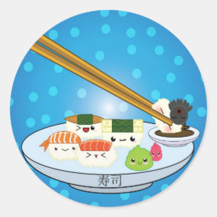 Adesivo Sushi Plast Sticker