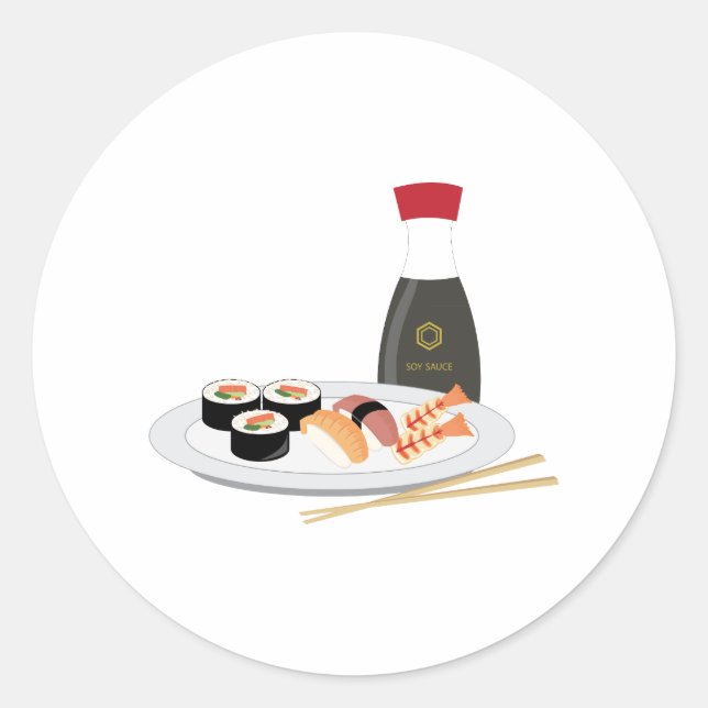 Adesivo Sushi Plate (Frente)