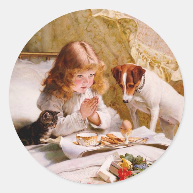 Adesivo Suspense by Charles Burton Barber (Frente)