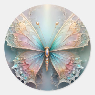 Adesivo Sussurros de cor: Sonho de borboleta Fractal de Pa