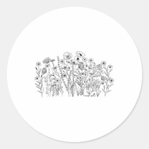 Adesivo Sutil Anti-Trump Floral Protesto Botânico Liberal