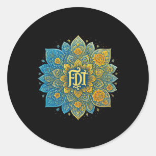 Adesivo Sutil Anti-Trump Shirt Design Feminista Mandala Wo