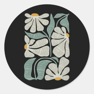Adesivo Sutil Boho Flowers Anti Trump