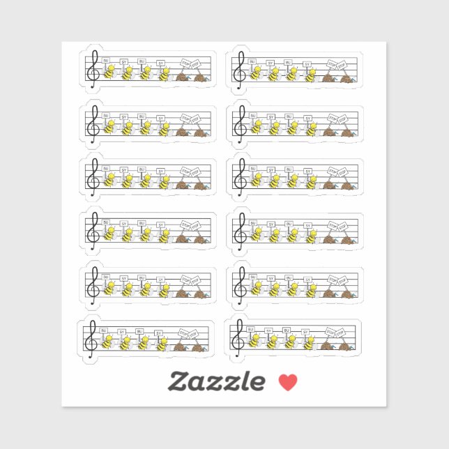 Adesivo Suzuki Music Sticker Set (Folha)