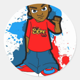 Adesivo Swagger de rua do Gangster de Star Ghetto