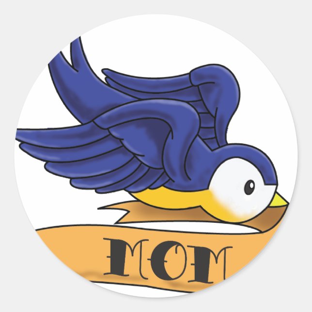 Adesivo Swallow de Banner da Mãe (Frente)