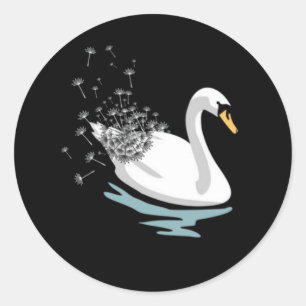 Adesivo Swan Dandelion T-Shirt