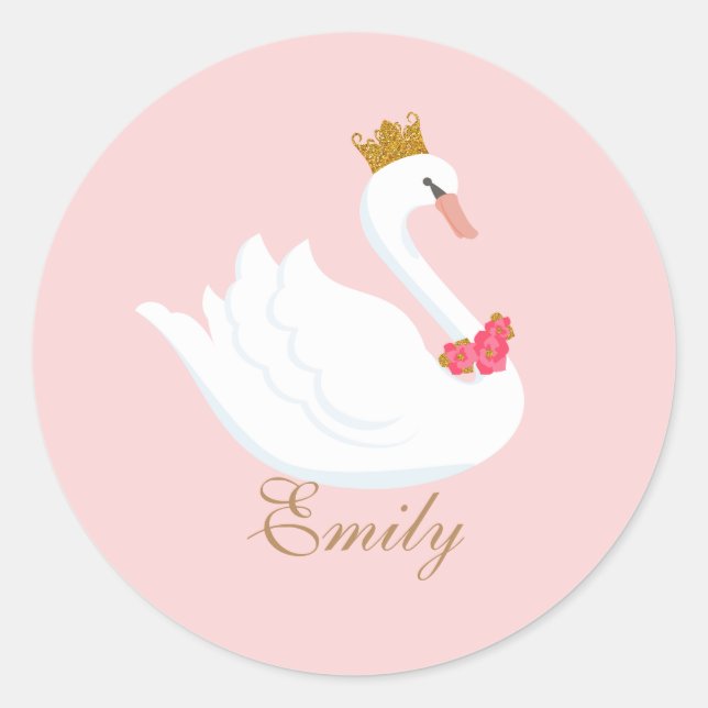 Adesivo Swan Princess Sticker (Frente)