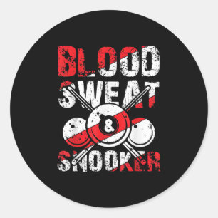 Adesivo Sweat Snooker - Piscina Billiard Player 8 Ball Dan