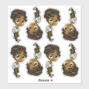 Adesivo Sweet African American Boys