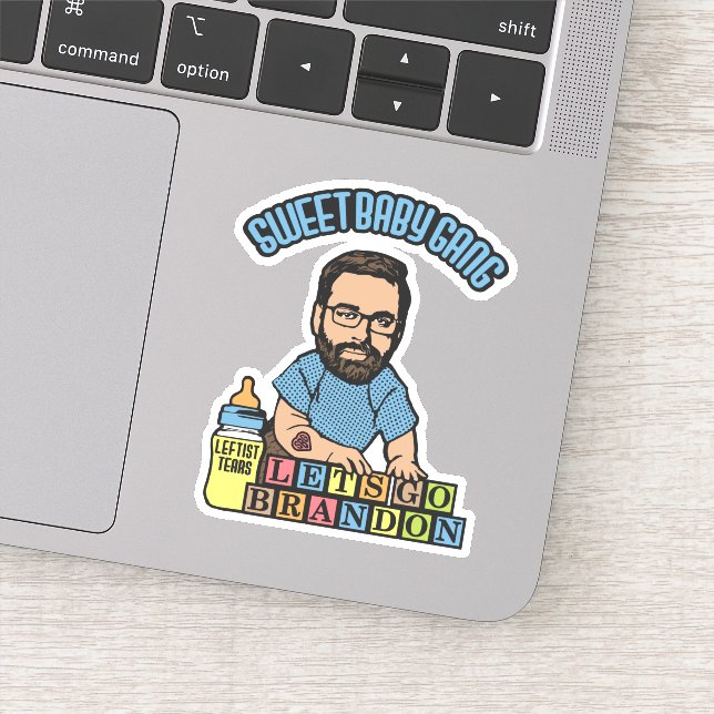 Adesivo Sweet Baby Gang - Vamos Go Brandon - SBG4LIFE (Detalhe)