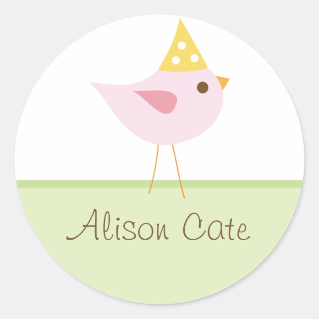 Adesivo Sweet Birdie Seal (Frente)