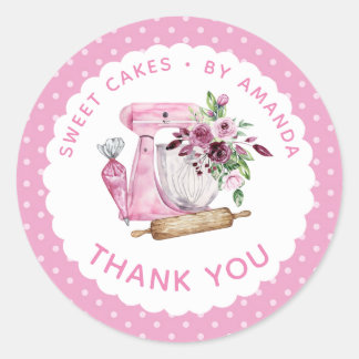Adesivo Sweet Cakes Pink Thank you
