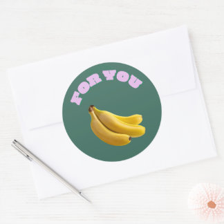 Adesivo Sweet Choice Banana Stickers – Hand-Drawn Cute