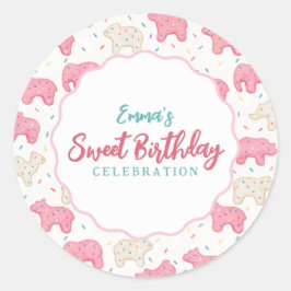 Adesivo Sweet Frosted Animal Cookies Birthday