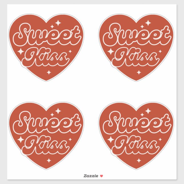 Adesivo Sweet Kiss (Folha)
