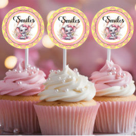 Adesivo  Sweet Pink Elephant - Peanut Smiles 