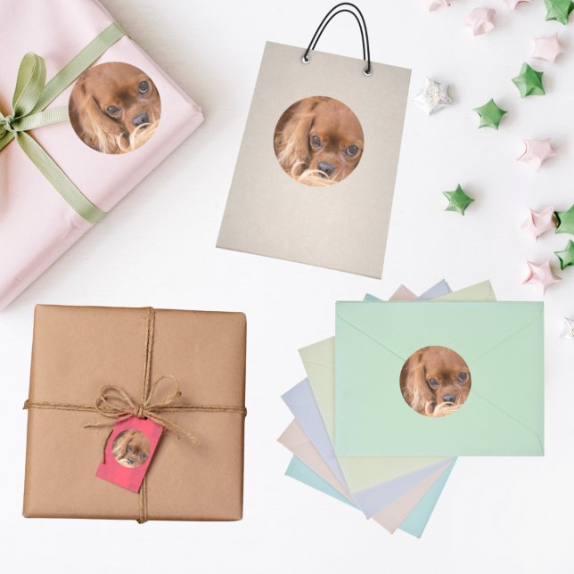 Adesivo Sweet Ruby Cavalier King Charles Spaniel (Criador carregado)