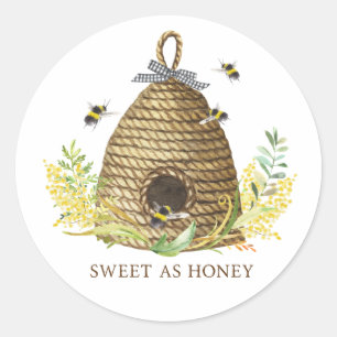Adesivo Sweet Rustic As Honey Bee Hive Glass