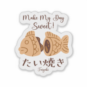 Adesivo Sweet Taiyaki Fish Japão Souvenir