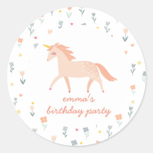 Adesivo Sweet Unicorn Floral