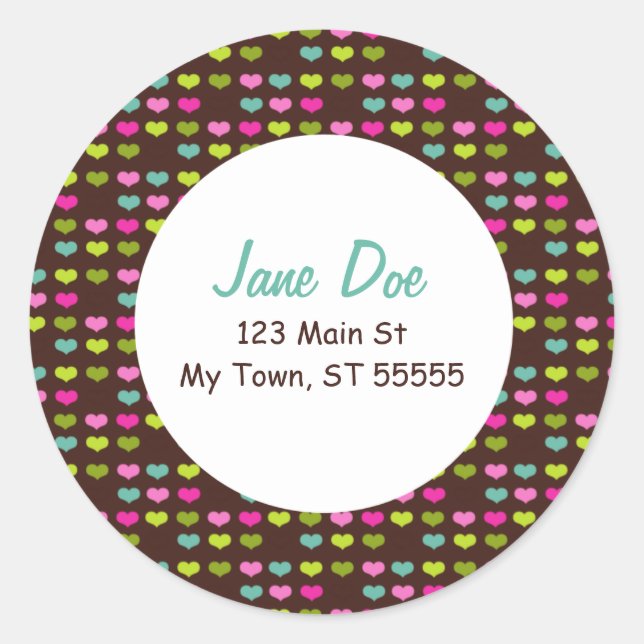 Adesivo Sweetheart Address Sticker (Frente)