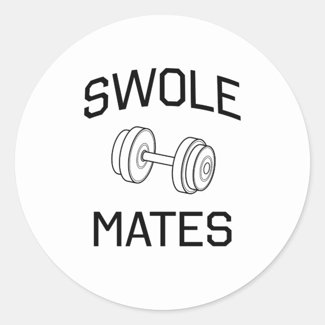 Adesivo Swole Mates (Frente)