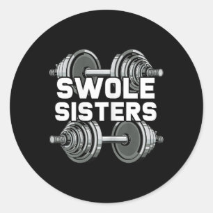 Adesivo Swole Sisters Powerinclusive Gym Workout Swole Gai