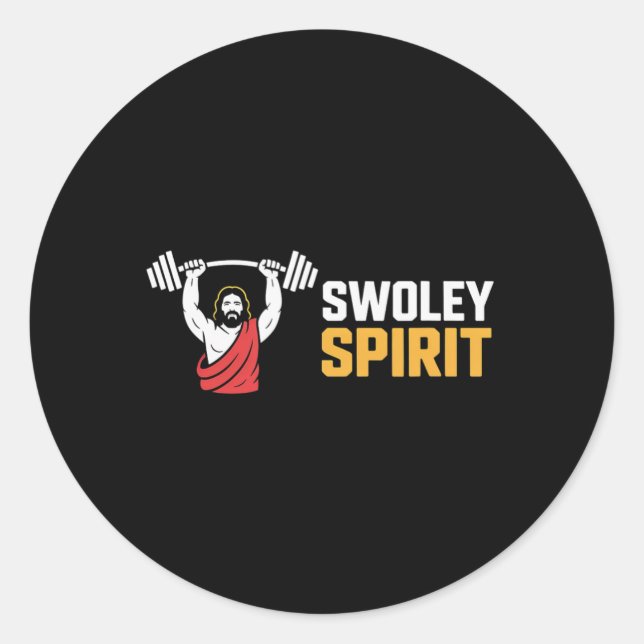 Adesivo Swoley Spirit Bodybuilding Faith. (Frente)