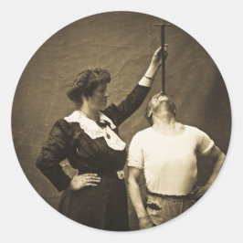 Adesivo Sword Swallower e Wife Vintage Sideshow Fretes