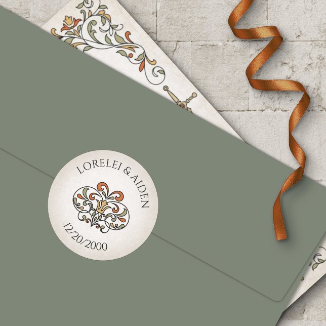 Adesivo Swords Gamer Fantasy Wedding (Criador carregado)