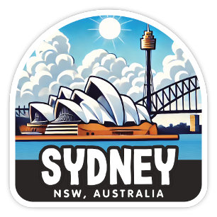 Adesivo Sydney, New South Wales, Australia Sticker