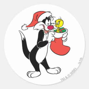Adesivo Sylvester Cat com Stocks
