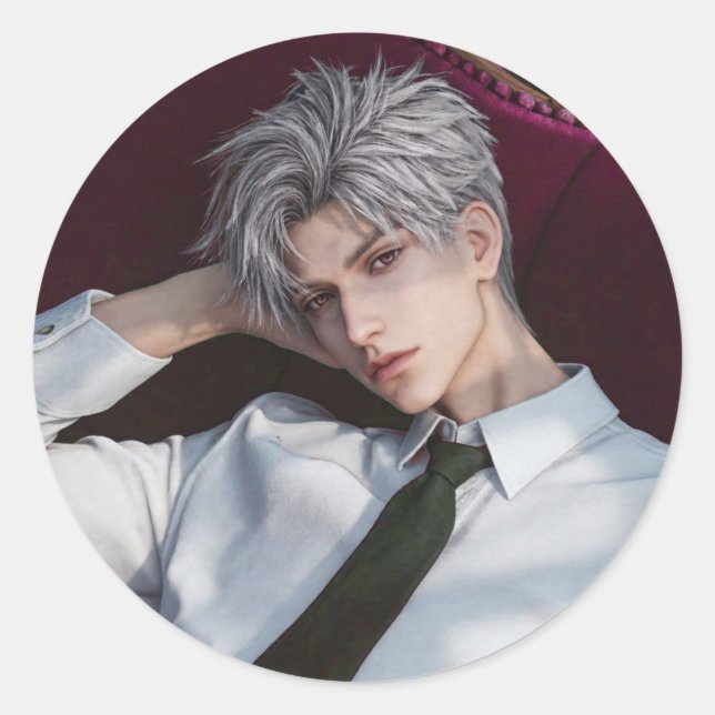 Adesivo Sylvia Após o Trabalho, Amor e Deepspace Inspirado (Frente)