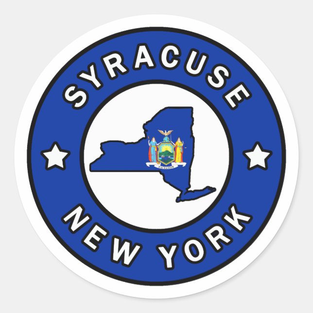 Adesivo Syracuse Nova York (Frente)